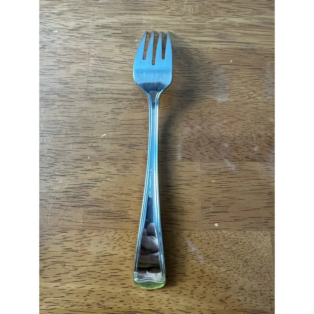 Gorham Monet Glossy Salad Dessert Fork Stainless Steel Flatware Silverware